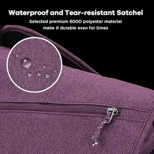 OIWAS Messenger Bag for Women, 17 Inch Laptop Crossbody Bags Men Casual Satchel Shoulder Bag College Travel Office Briefcase