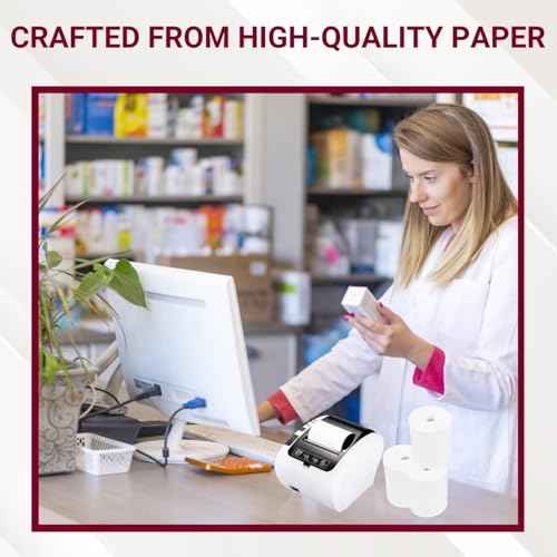 3 1/8 x 190 Thermal Receipt Paper Rolls Compatible with Most POS Systems Clover Station Square Station Toast POS (30 rolls per case)
