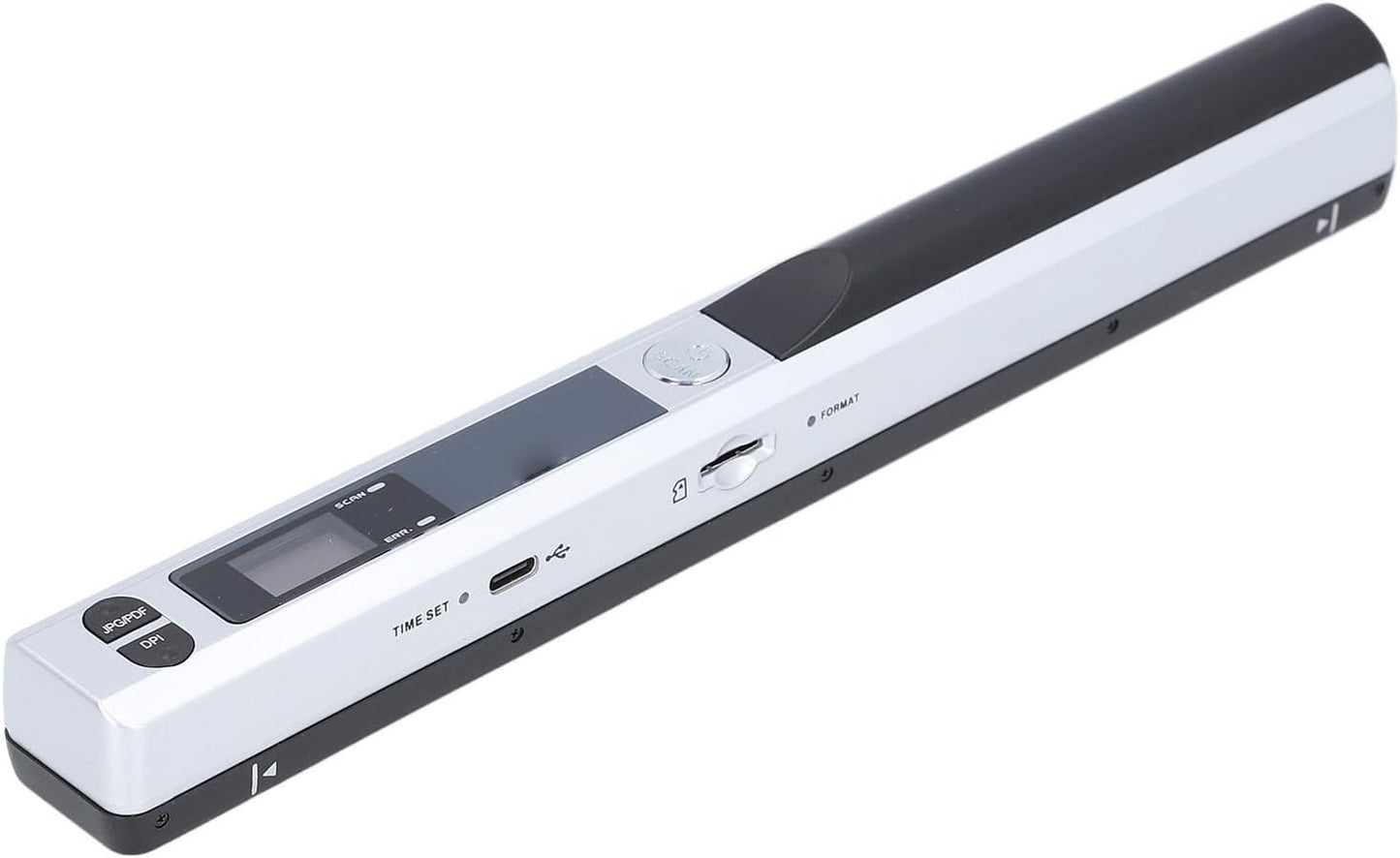 Skiennix Handheld Document Scanner - Portable A4 HD 900DPI Color Scanner for Home & Travel (Silver)