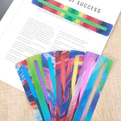 8Pcs Guided Reading Strips,Reading Trackers for Kids Dyslexia Tools Bookmarks Line Readers for Students Highlighter Trackers Teacher Education Supplies