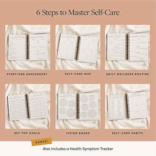 The Self-Care Planner by Simple Self - Undated 6 Month Life Planner - Daily, Monthly, Weekly - Focus on Wellness, Productivity, Achieving Goals, and Happiness (Moon, Daily Edition: 6 Months)