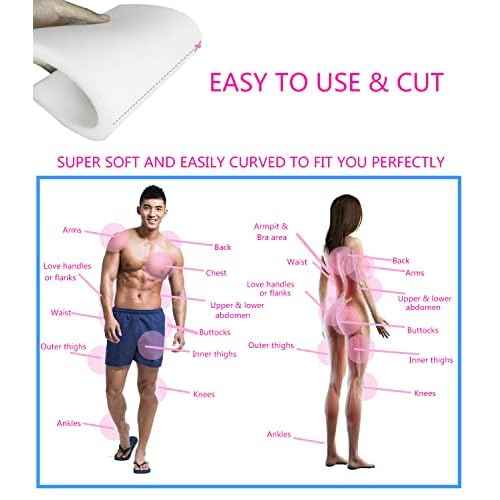 Lipo Foam Board 4Pack Liposuction Surgery waist-supports Foam Sheet for Recovery BBL Supplies 8"X11" Lipo Foam Pads for Post Surgery Help Out When Using Ab Board Compression Garments