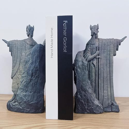 Lord of the Rings Resin Bookends - Decorative Bookshelf Organizer, 9.8 Inch