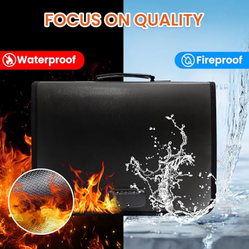 Opastry 138-Key Organizer Case with Lock, Waterproof Fireproof Key Box
