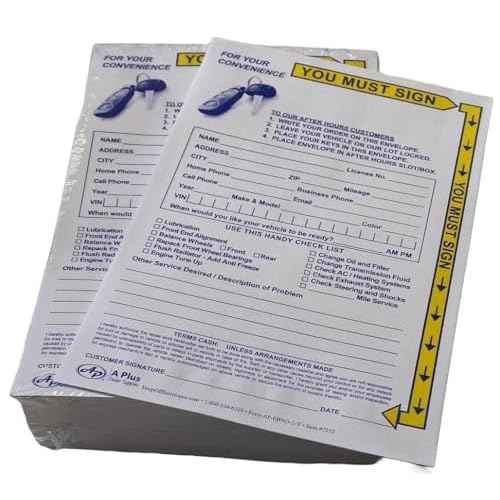 Drop Off Envelope - Key Drop Envelope - With Yellow Highlights EBNO-1-Y (W1) (100 Qty.)