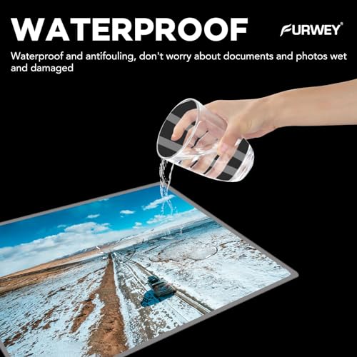 600 Pack 3 Mil Clear Laminating Sheets 9 x 11.5 Inches for Office & School