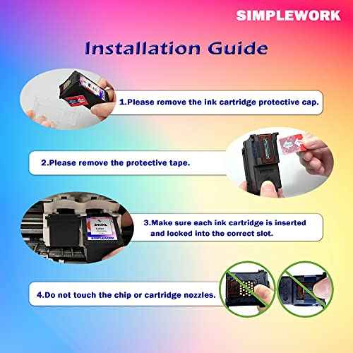 240XL 241XL Combo Pack Ink Cartridge Remanufactured for Canon PG-240XL CL-241XL for PIXMA MG3620 TS5120 MX472 MX452 MG3220 MG3522 MG3520 ( 2 Pack )