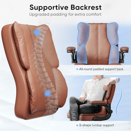 Executive Managerial Chair with Adjustable Headrest – Kensaker