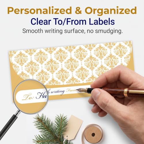 Gold Money Envelopes Bulk Pack for Cash Gifts - 100 Pack 7x3 Inches