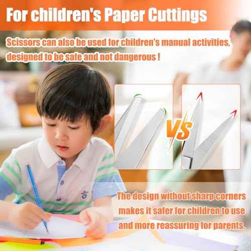 2PCS Folding Scissors, Portable Travel Scissor, Gift for Men Glasses Shaped Mini Shear Telescopic Cutter, Anti Rust Stainless Steel Scissors for Fishing Sewing Home Office (Rose Gold, Gold)