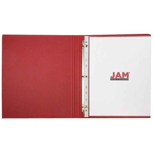 JAM PAPER Sheet Protectors - Fits Standard 8 1/2 x 11 Paper - Clear - 120 Document Sleeves/Box