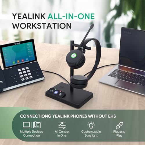 Yealink WH62 Mono Wireless DECT Headset for IP Phone & PC, Teams Certified