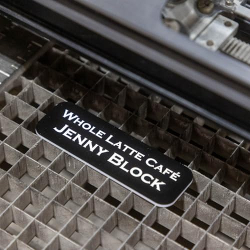 Name Tag/Badge Blanks 1" x 3" Black with Magnetic Backing - 10 Pack, Unassembled