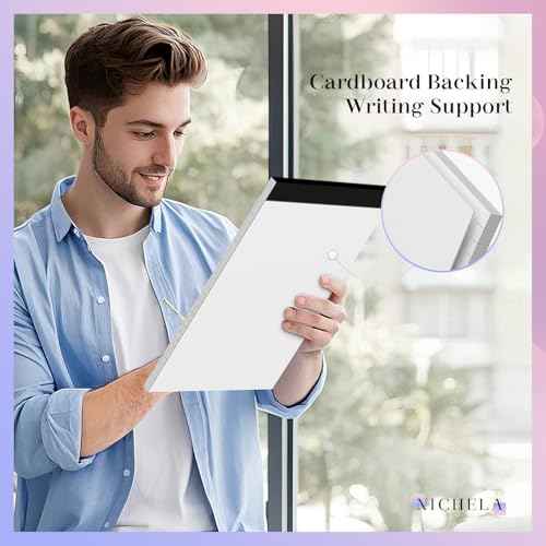 2 Pack Legal Pads 8.5 x 11 White Note Pads 8.5 x 11 Notepad Micro Perforated Writing Pads Lined Paper Pads Wide Ruled Pad of Paper 30 Sheets Notebook for To-Do Lists, School & Office Supplies