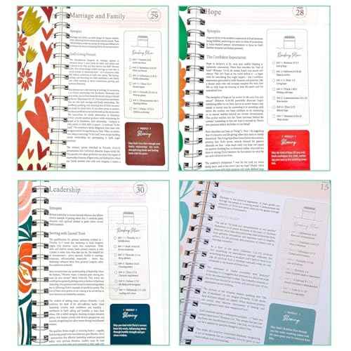 The Bible In A Year: A 52-Week Study, Spiral Bible Study Guide, 52-Week Bible Study Plan | with Note Taking Space, A Yearlong Bible Study for Women (A4)