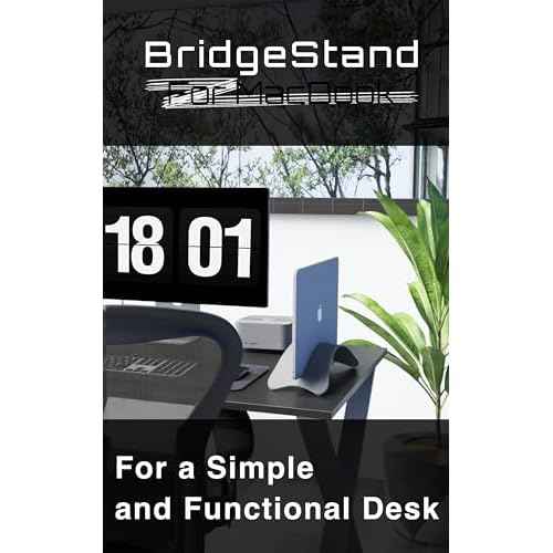 | BridgeStand for MacBook Aluminum Vertical Laptop Desk Stand (Space Gray)