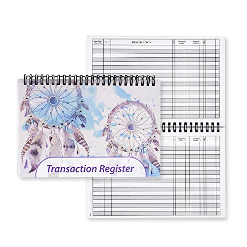 CarouseLCHECKS Top Spiral Bound Dream Catcher Checkbook/Transaction Register – Top Spiral Bound Register