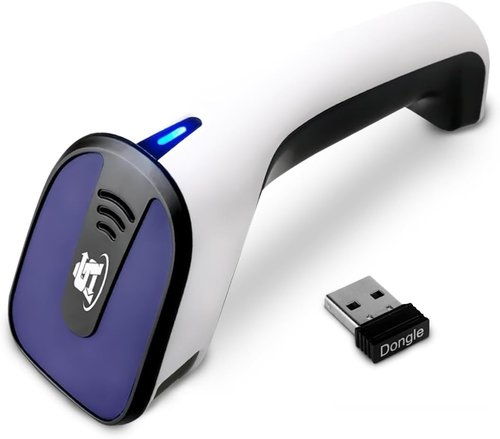 ScanAvenger Wireless Portable 1D Barcode Scanner - Cordless & Rechargeable Handheld Scanner for Inventory Management