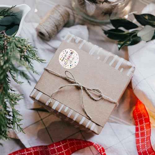 120pcs Thank You for Celebrating with Me Stickers, Universal 1.6 inch Celebrating Labels for Baby Shower Wedding Bridal Shower Birthday, Envelopes & Gifts Packaging Party Favor (Star Style)