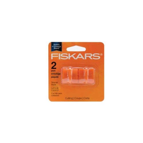Fiskars Recycled Bypass Paper Trimmer (12") and Replacement Blades (2-Pack) | Paper Cutter Bundle