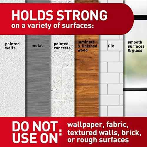 Command 20 Lb XL Heavyweight Picture Hanging Strips, Damage Free Hanging Picture Hangers, Heavy Duty Wall Hanging Strips for Living Spaces, 8 White Adhesive Strip Pairs