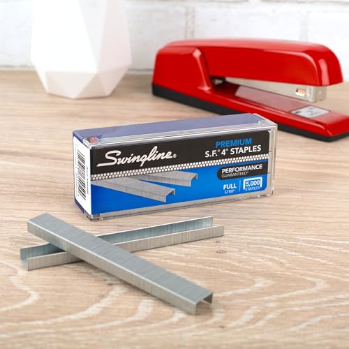 Swingline Premium Staples 2 Boxes / 5000 Staples Each for Desktop Staplers, 1/4" Leg, 210/Strip, Fits Most Standard Staplers