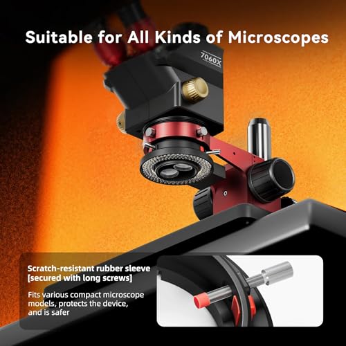 144 LED Ring Light for Microscope & Camera - Adjustable Brightness