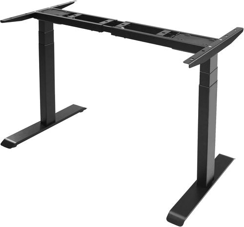 Fromann Dual Motor Electric Standing Desk Frame - Height Adjustable with USB A+C Ports | Black