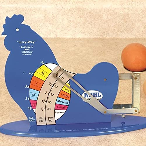 Kuhl JIFFY-III-12 Egg Grading Scale for Poultry, Chicken, Turkey & Duck Eggs