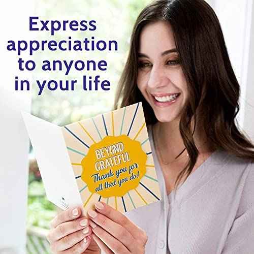 T MARIE 96 Appreciation Cards with Envelopes - Team Gifts, Teacher Gifts Bulk, Volunteer and Employee Appreciation, Gratitude and Encouragement Notecards - Boxed Set of Thank You Cards