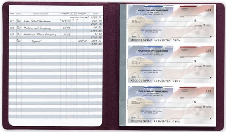 Secretary Deskbook Check Register, 6 3/8 x 8 1/4, 30 Entries/Page, 27 Pages