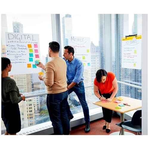 Post-it Super Sticky Easel Pad 25 x 30 Inches 30 Sheets/Pad 2 Pads (560) Large White Grid Premium Self Stick Flip Chart Paper Super Sticking Power