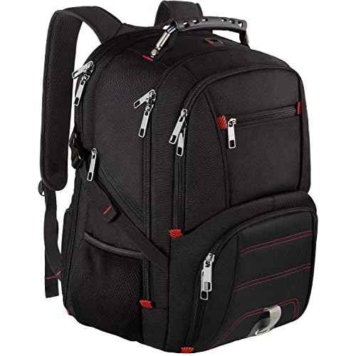 Jiefeike Travel Laptop Backpack,Extra Large Capacity TSA Friendly Anti Theft Backpacks with USB Charging Port,Water-Resistant Men Business College Computer Bookbag Fits 17 Inch Laptop&Notebook