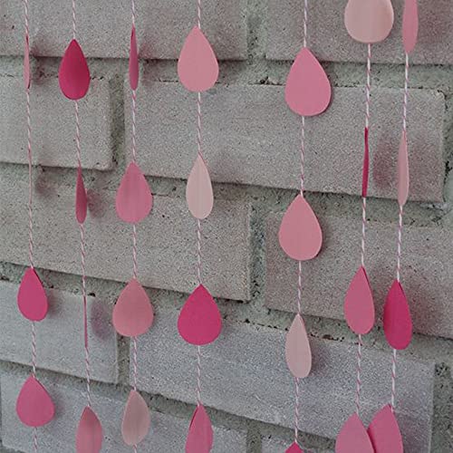 Leecogo Cotton Twine Pink & White 2mm x 328ft – Gift Wrap String, DIY Craft, Kitchen Use