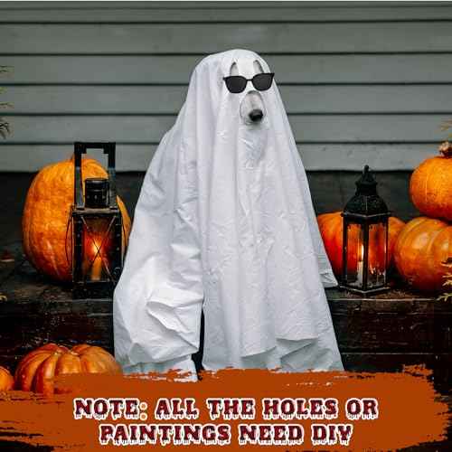 3 Sets Ghost Sheet Costume White Ghost Sheet Halloween Boo Costume for Adult Halloween Cosplay