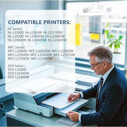Compatible TN660 TN-660 Toner Cartridges Replacement for Brother TN 660 TN660 TN630 TN-630 Toner Use with HL-L2300D HL-L2305W HL-L2340DW MFC-L2740DW MFC-L2685DW DCP-L2540DW Printer(Black,4 Pack)