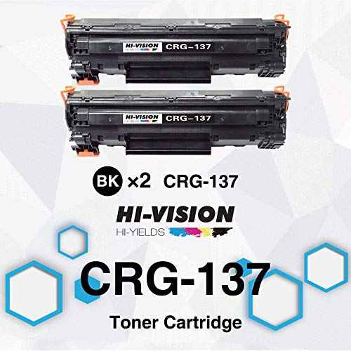 HI-Vision ¢ç 2 Pack Compatible 137 (9435B001) Laser Toner Cartridge Replacement for imageCLASS MF212w, MF216n, MF227dw, MF229dw