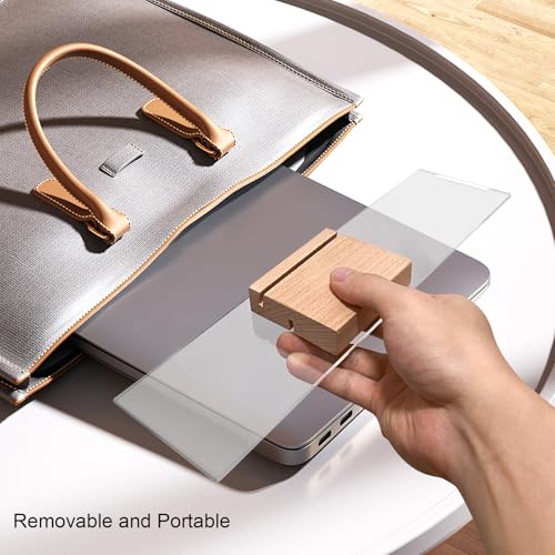 Monitor Memo Board with Removable Stand - Sticky Note Holder for Computer Screens