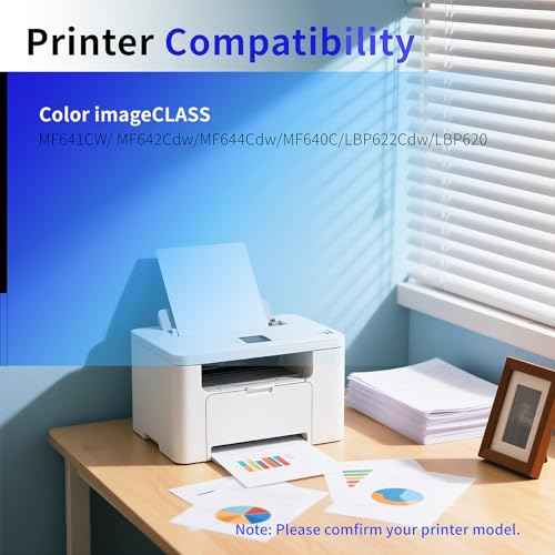 054H Toner Cartridges Compatible with Canon 054H 054 Toner Cartridge Compatible with Canon Color imageCLASS MF641CW, MF642Cdw, MF644Cdw, MF640C, LBP622Cdw, LBP620 Printer (BCMY, 4 Pack)