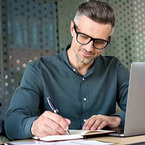 ZenZoi Blue Ballpoint Pen Set - Elegant Executive Pen for Men, Women. High End Pen Gift Box W/Luxury Pen & Premium Gel Ball Point Ink Refills. Great Smooth Writing Pen For Office Or Home