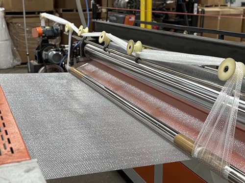 Supplyhut 700 ft x 12 in Small Bubble Cushioning Wrap Rolls - Pack of 2, 3/16" Thickness, Perforated Every 12"