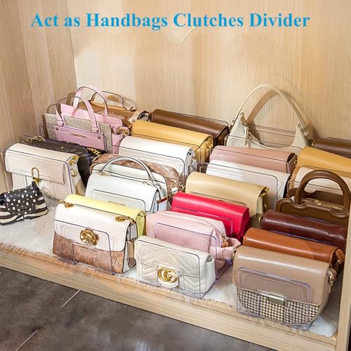 Marte Vanci 2 Pack Clear Acrylic File Sorter, 4-Compartment Desk Organizer