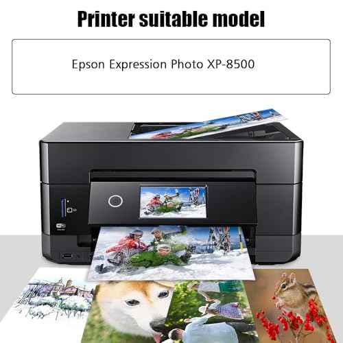 NoahArk 3 Packs 312XL T312XL Remanufactured Ink Cartridges Replacement for Epson 312 XL 312 T312 for Expression Photo XP-8500 XP8500 Printer (Black, 3 Pack)