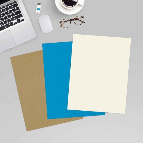 LUXPaper 8.5" x 11" Cardstock | Letter Size | Natural | 80lb. Cover | 250 Qty