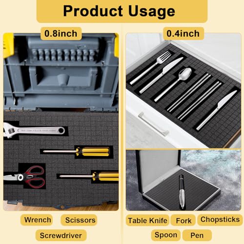 8 PCS Pick and Pluck Foam Inserts