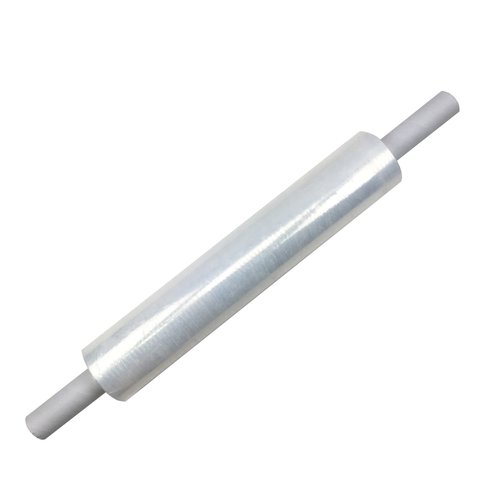 uBoxes Large Cast Stretch Wrap 20" x 1000' 80G Roll with Handle 4 Pack