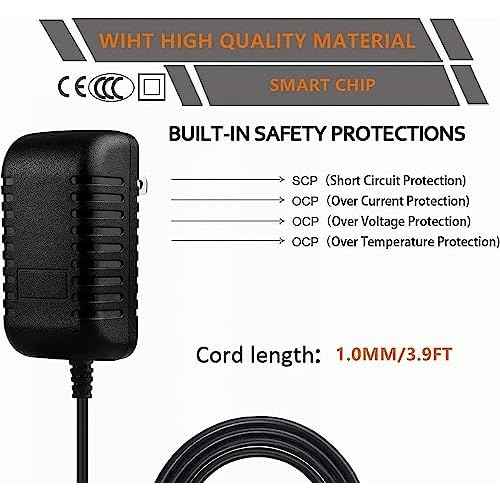 CJP-Geek AC Adapter Charger Compatible with Smart 330 SDC-330 Document Camera ADS0243-U120200 Power Mains PSU