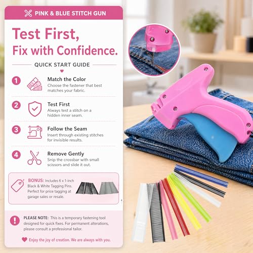 No-Sew Stitch Gun for Clothes 0.18