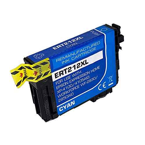 Remanufactured Ink Cartridge Replacement 4 Pack for Epson 212 212XL for XP-4100 XP-4105 WF-2830 WF-2850