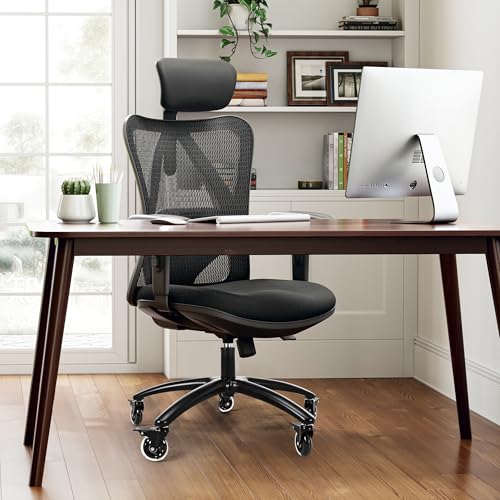 Frassie 28 Inch Heavy Duty Office Gaming Chair Metal Base Replacement Part, Wide Legs Computer Desk Chair Base